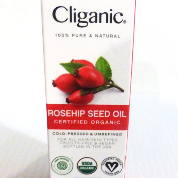 STR - 4x Cliganic Organic ROSEHIP SEED OIL 30ml Moisturizer Collagen Exfoliate - Picture 3 of 5